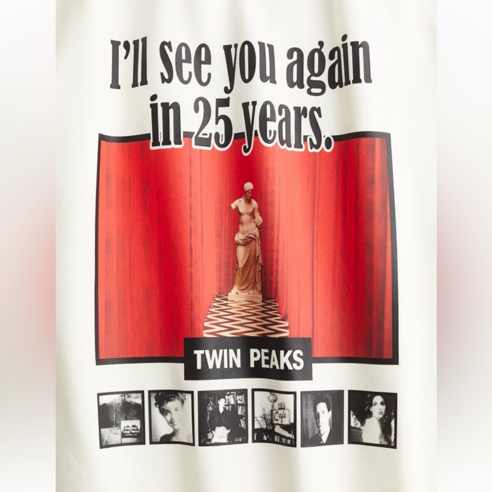 NEW** TWIN PEAKS DAVID LYNCH x H&M OVERSIZED SWEATSHIRT
